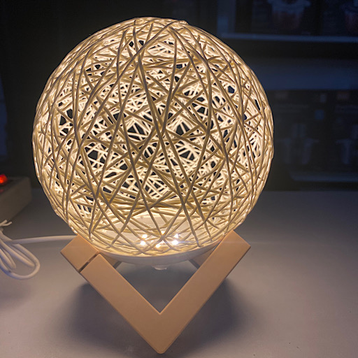 چراغ خواب توپ(گوی)کنفی پایه دار