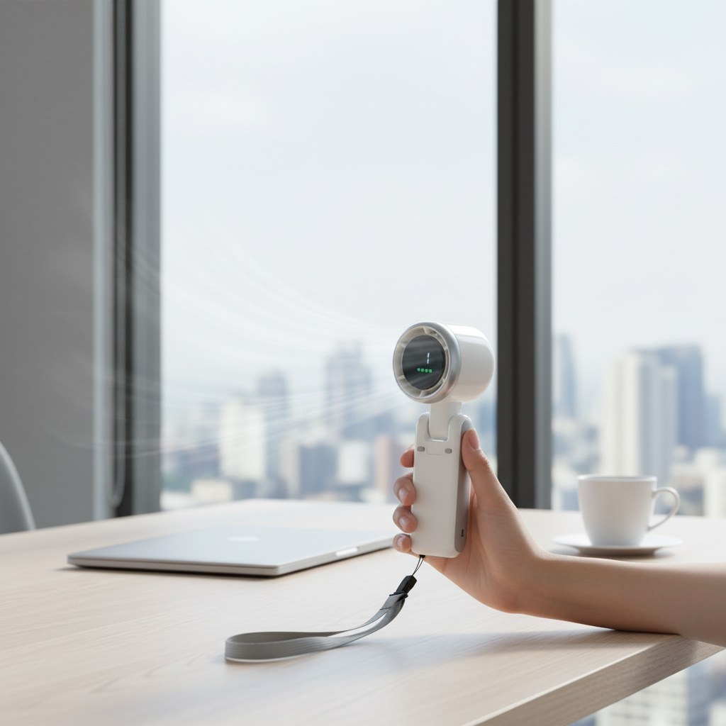 پنکه شارژی Handheld Turbo Fan(تضمین اصل،عمده تماس)